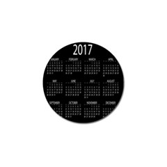 Full 2017 Calendar Vector Golf Ball Marker (10 Pack) by Nexatart