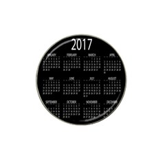 Full 2017 Calendar Vector Hat Clip Ball Marker (10 Pack) by Nexatart