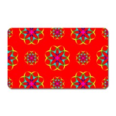 Geometric Circles Seamless Pattern Magnet (rectangular) by Nexatart