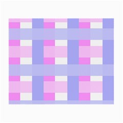 Gingham Checkered Texture Pattern Small Glasses Cloth by Nexatart