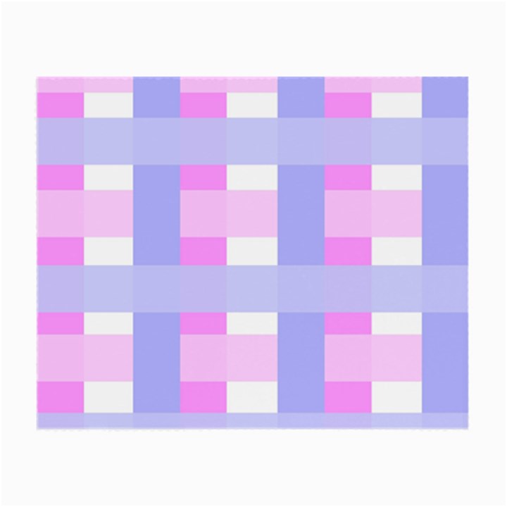 Gingham Checkered Texture Pattern Small Glasses Cloth