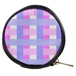 Gingham Checkered Texture Pattern Mini Makeup Bags Front