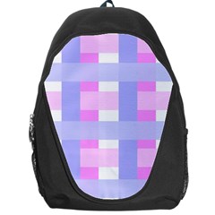 Gingham Checkered Texture Pattern Backpack Bag by Nexatart