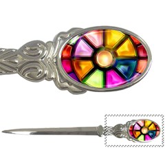 Glass Colorful Stained Glass Letter Openers by Nexatart