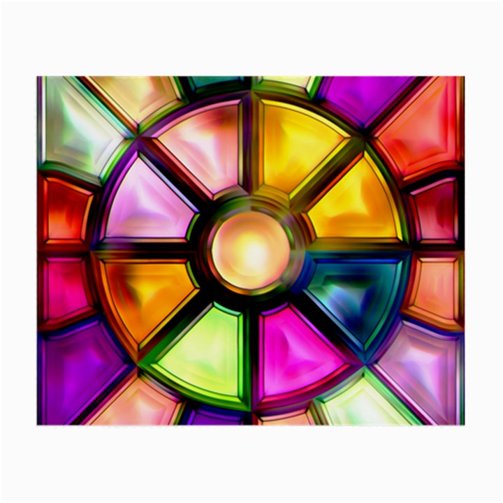 Glass Colorful Stained Glass Small Glasses Cloth