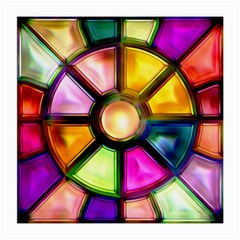 Glass Colorful Stained Glass Medium Glasses Cloth by Nexatart