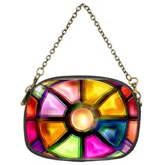 Glass Colorful Stained Glass Chain Purses (one Side)  by Nexatart