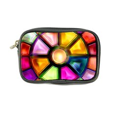 Glass Colorful Stained Glass Coin Purse by Nexatart