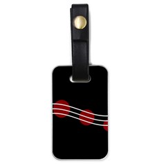 Elegant Abstraction Luggage Tags (one Side)  by Valentinaart