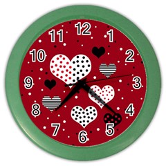 Harts Color Wall Clocks by Valentinaart