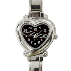 Elegant Abstraction Heart Italian Charm Watch by Valentinaart