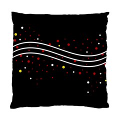 Elegant Abstraction Standard Cushion Case (one Side) by Valentinaart