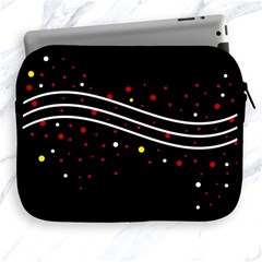 Elegant Abstraction Apple Ipad 2/3/4 Zipper Cases by Valentinaart