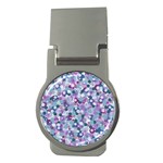 Decorative bubbles Money Clips (Round)  Front