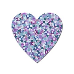 Decorative Bubbles Heart Magnet by Valentinaart