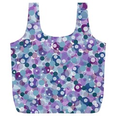 Decorative Bubbles Full Print Recycle Bags (l)  by Valentinaart