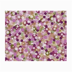 Colorful Bubbles Small Glasses Cloth (2-side) by Valentinaart