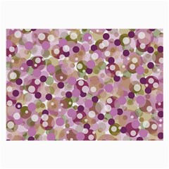 Colorful Bubbles Large Glasses Cloth (2-side) by Valentinaart