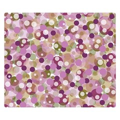 Colorful Bubbles Double Sided Flano Blanket (small)  by Valentinaart