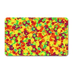 Bubbles Pattern Magnet (rectangular) by Valentinaart