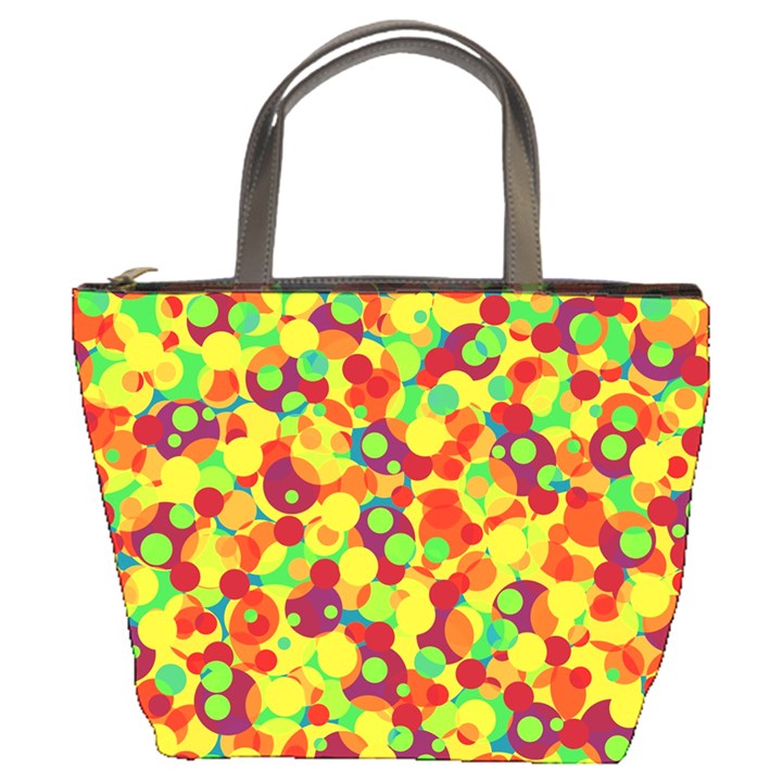 Bubbles pattern Bucket Bags