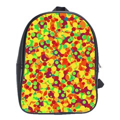 Bubbles Pattern School Bags(large)  by Valentinaart