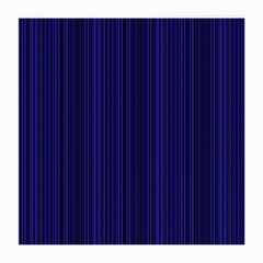 Deep Blue Lines Medium Glasses Cloth (2-side) by Valentinaart