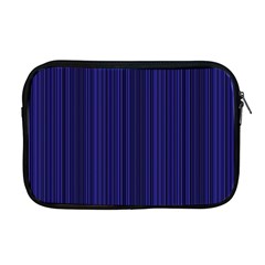 Deep Blue Lines Apple Macbook Pro 17  Zipper Case by Valentinaart