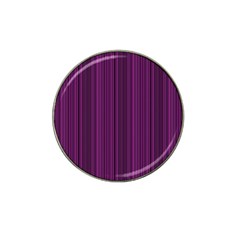 Deep Purple Lines Hat Clip Ball Marker by Valentinaart