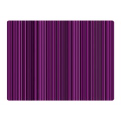 Deep purple lines Double Sided Flano Blanket (Mini) 