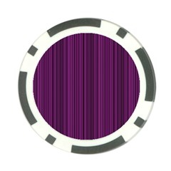 Deep Purple Lines Poker Chip Card Guard (10 Pack) by Valentinaart