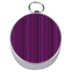 Deep Purple Lines Silver Compasses by Valentinaart