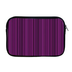 Deep Purple Lines Apple Macbook Pro 17  Zipper Case by Valentinaart