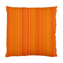 Orange Pattern Standard Cushion Case (one Side) by Valentinaart