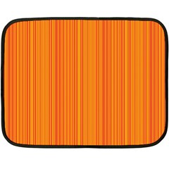 Orange Pattern Double Sided Fleece Blanket (mini)  by Valentinaart