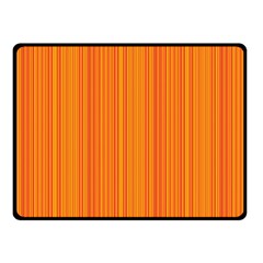 Orange Pattern Double Sided Fleece Blanket (small)  by Valentinaart