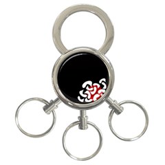 Elegant Abstraction 3-ring Key Chains by Valentinaart