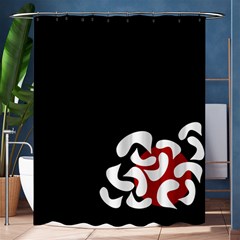 Elegant Abstraction Shower Curtain 60  X 72  (medium)  by Valentinaart