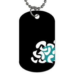 Elegant Abstraction Dog Tag (two Sides) by Valentinaart