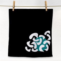 Elegant Abstraction Face Towel by Valentinaart