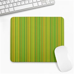 Green Lines Large Mousepads by Valentinaart