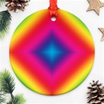 Hippie  Round Ornament (Two Sides) Back