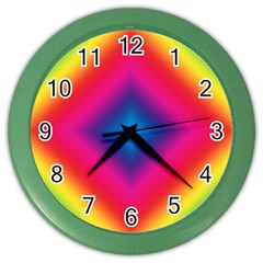 Hippie  Color Wall Clocks by Valentinaart