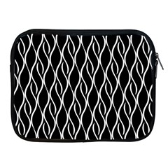 Elegant Black And White Pattern Apple Ipad 2/3/4 Zipper Cases by Valentinaart