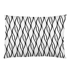 Black And White Elegant Pattern Pillow Case by Valentinaart