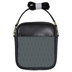 Gray pattern Girls Sling Bags Front