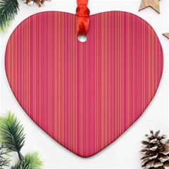 Elegant Lines Heart Ornament (two Sides) by Valentinaart