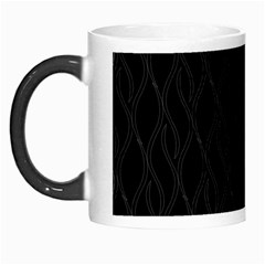 Black Pattern Morph Mugs by Valentinaart