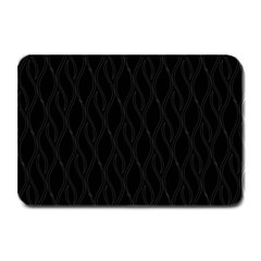 Black Pattern Plate Mats by Valentinaart