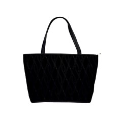 Black Pattern Shoulder Handbags by Valentinaart